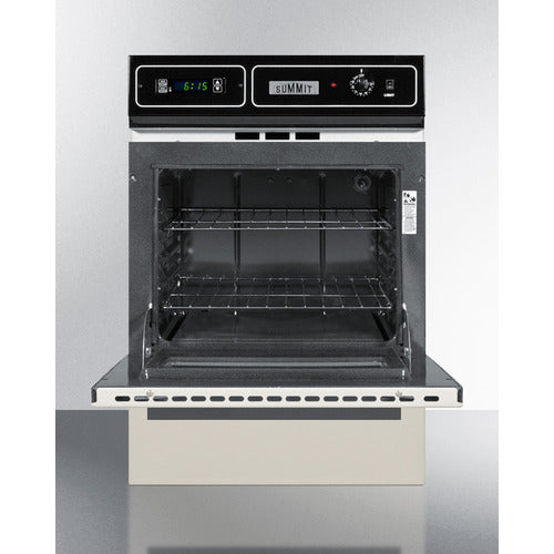 Summit 24" Wide Gas Wall Oven Bisque - STM7212KW