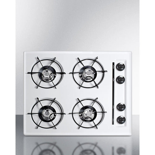 Summit - 24" Wide 4-Burner Gas Cooktop - WNL033