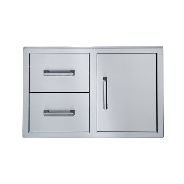 Primo Single Door with Double Drawer, 34-in. W x 22-in. H  - BSAW3422SD