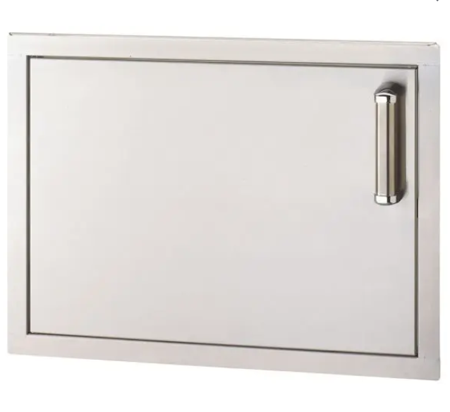 Fire Magic Premium Flush 24-Inch Left-Hinged Single Access Door - Horizontal With Soft Close - 53917SC-L