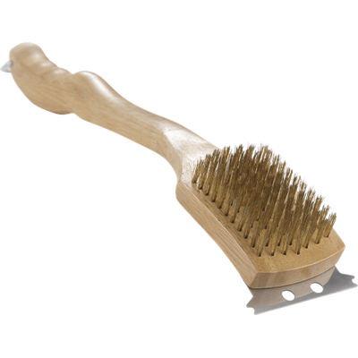 Napoleon Grill Brush with Brass Bristles And Hardwood Handle - 62028