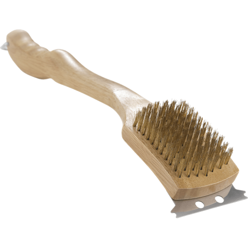 Napoleon Grill Brush with Brass Bristles And Hardwood Handle - 62028