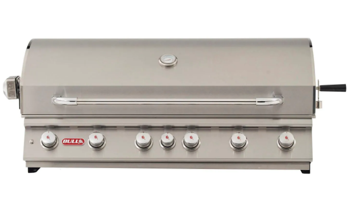Bull Diablo - 46-Inch 6-Burner Built-In Grill - Natural Gas with Rotisserie - 62649
