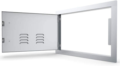 Sunstone Classic Left Hinge Single Access Door with Vents - A-DH1420-L