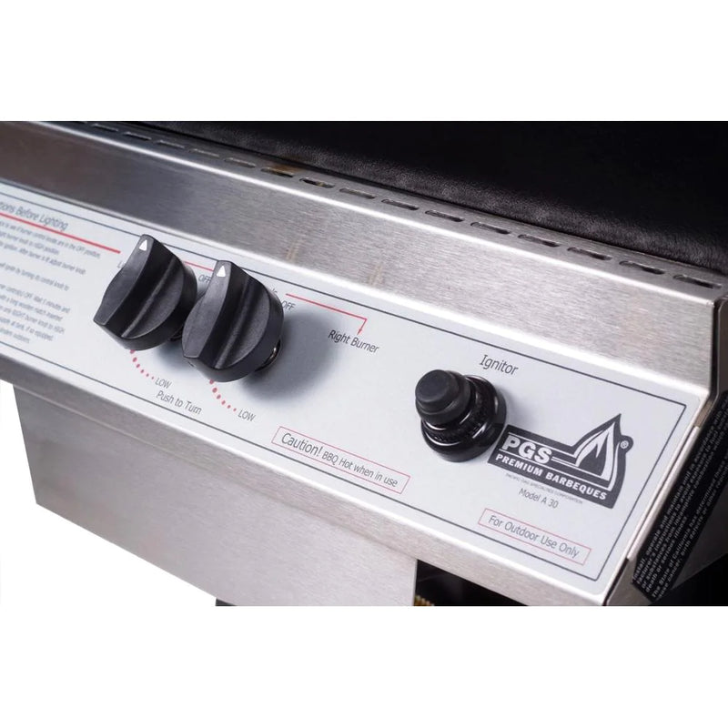 PGS A Series A30 - 2-Burner In-Ground Post Grill - Liquid Propane Gas - A30LP + APP