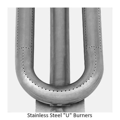 Summerset Alturi - 36-Inch 3-Burner - Freestanding Grill - Liquid Propane Gas with Stainless Steel Burner & Rotisserie - ALT36T-LP + CART-ALT36