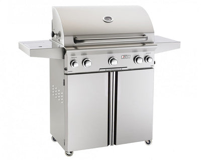 American Outdoor Grill L-Series - 30-Inch 3-Burner Portable Grill with Halogen Interior Lights - Liquid Propane Gas - AOG30PCL