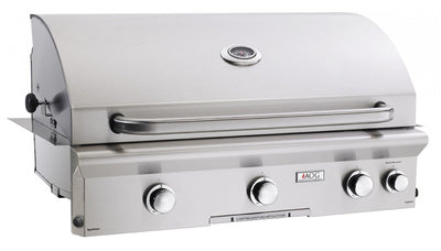 American Outdoor Grill L-Series - 36-Inch 3-Burner Built-In Grill with Rotisserie - Natural Gas - AOG36NBL