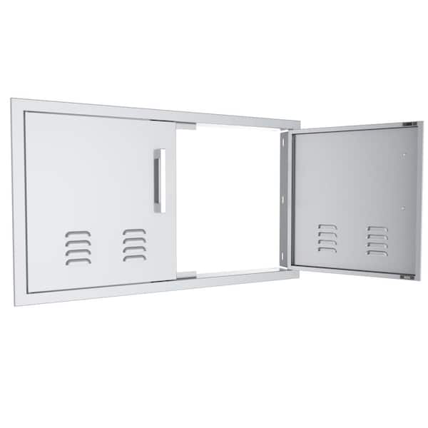 Sunstone Signature Beveled 30 Inch Double Access Door with Vents - BA-VDD30