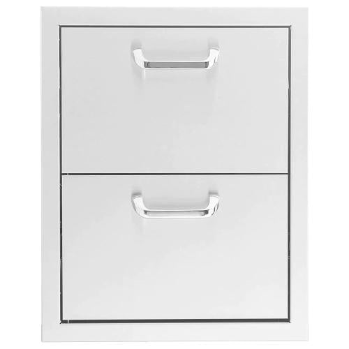 PCM 260 Series 16 Inch Double Access Drawer - BBQ-260-DRW2