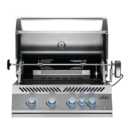 Napoleon 700 Series 32 RB - 32-Inch 4-Burner Built-In Grill with Infrared Rear Burner - Natural Gas - BIG32RBNSS