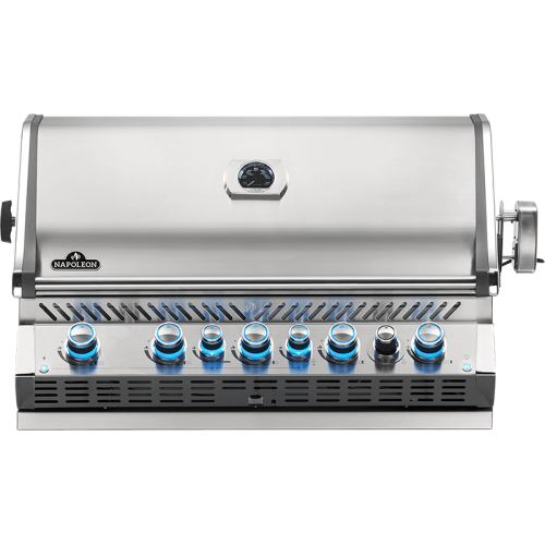 Napoleon Prestige PRO 665 - 42-Inch 5-Burner Built-In Grill with Infrared Rear Burner - Natural Gas - BIPRO665RBNSS-3