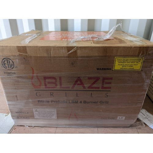 Blaze Prelude LBM - 32-Inch 4-Burner Built-In Grill - Liquid Propane Gas - BLZ-4LBM-LP-OB