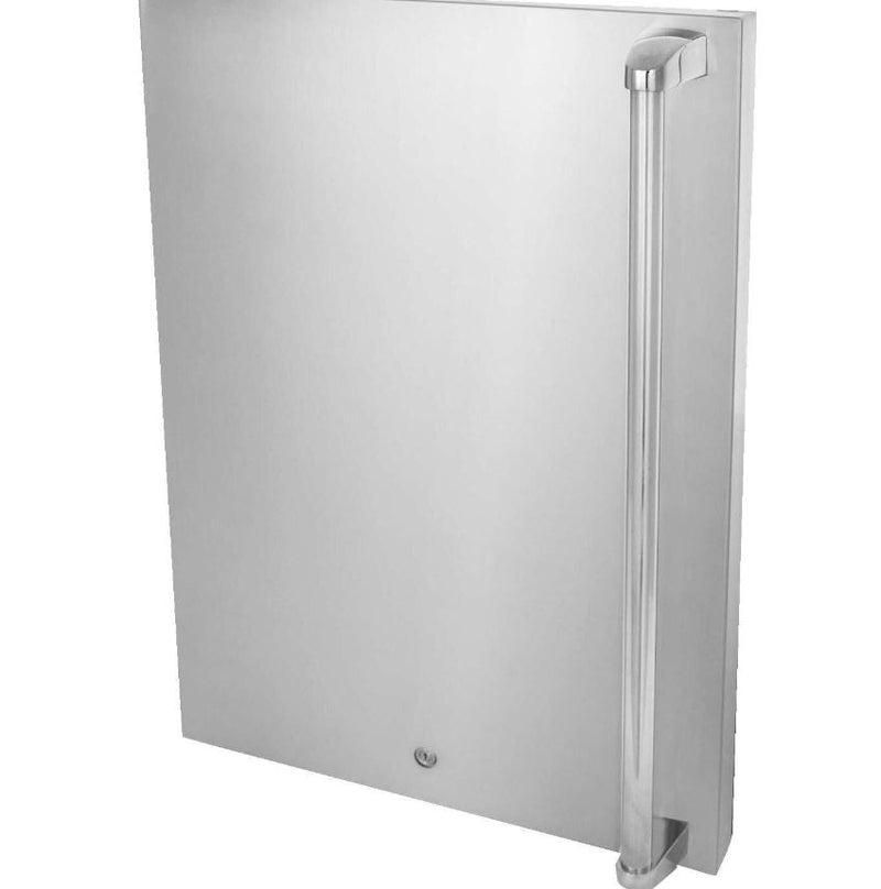 Blaze Left Hinge Stainless Door Upgrade For Blaze BLZ-SSRF126 4.4 Cu. Ft. Refrigerator - BLZ-SSFP-126LH