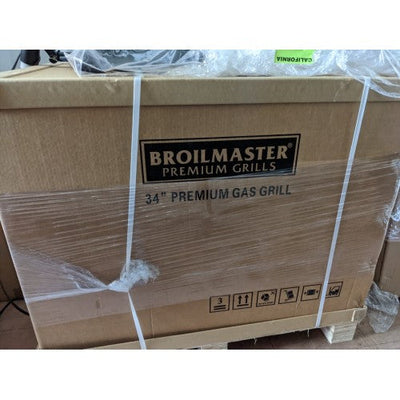 Broilmaster Premium - 34-Inch 3-Burner Built-In Grill - Natural Gas (Open Box) - BSG343N-1-OB