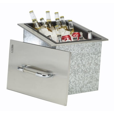 Bull 16'' Stainless Steel Built-In Outdoor Ice Chest - 00002