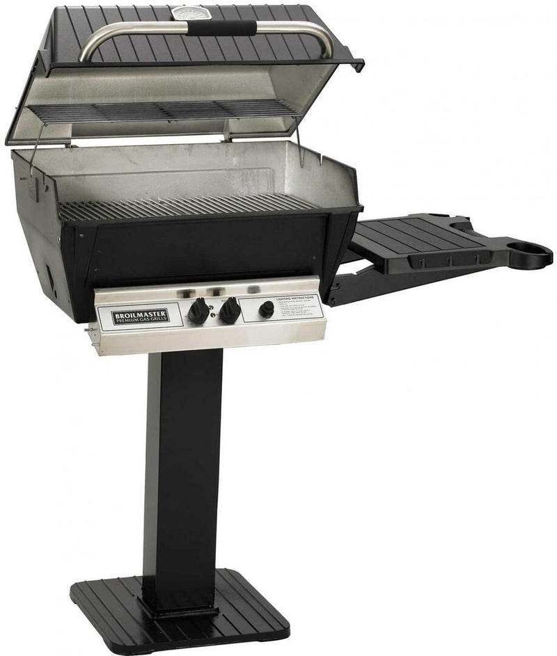 Broilmaster Deluxe Series - 27-Inch 2-Burner Post Mount Grill - Natural Gas - H3PK3N
