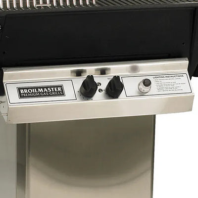 Broilmaster Deluxe Series - 24-Inch 2-Burner Freestanding Grill - Natural Gas - H4PK1N