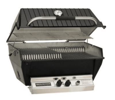 Broilmaster Premium - 24-Inch 2-Burner Freestanding Grill - Natural Gas - P4XN + PCB1