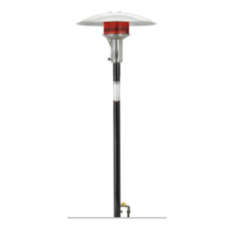 Sunglo 50000 BTU Natural Gas Post Mount  Patio Heater With Electronic Ignition Black - PSA265VE
