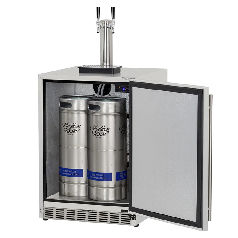 RCS Kegerator (Double Tap) Stainless Steel - REFR6