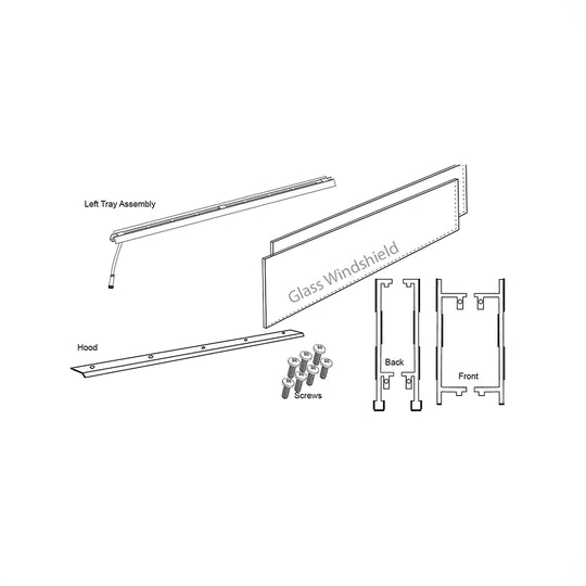 Cedar Creek Fireplaces See Through Conversion Kit for 36" Fireplace - RFP78002