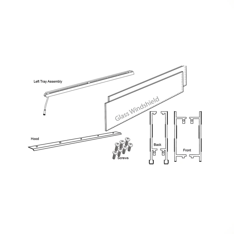 Cedar Creek Fireplaces See Through Conversion Kit for 72" Fireplace - RFP78008