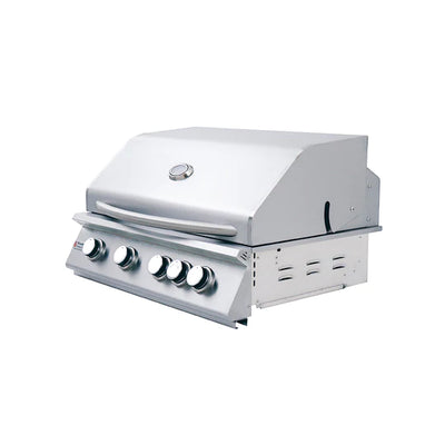 RCS Premier - 32-Inch 4-Burner Built-In Grill with Rear Infrared Burner - Natural Gas - RJC32A