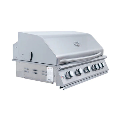 RCS Premier - 40-Inch 5-Burner Built-In Grill with Rear Infrared Burner - Natural Gas - RJC40A