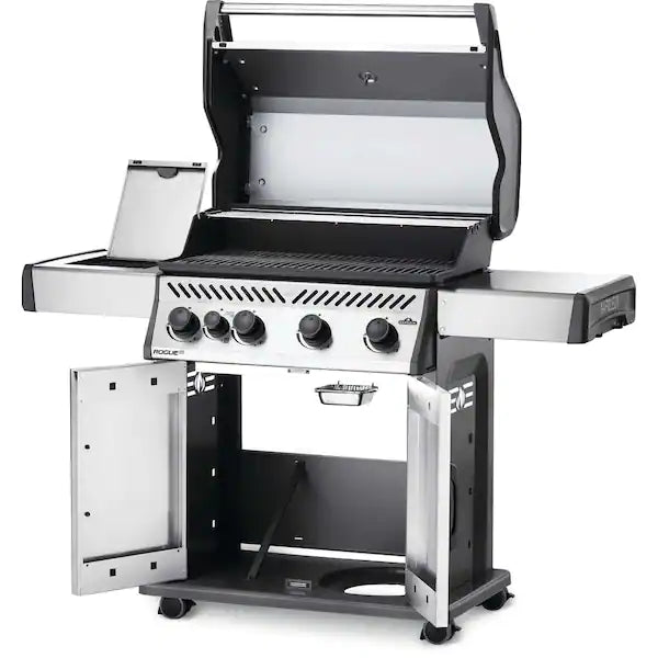 Napoleon Rogue XT 525 SIB - 4-Burner Freestanding Grill with Infrared Side Burner - Naturas Gas - RXT525SIBNSS-1