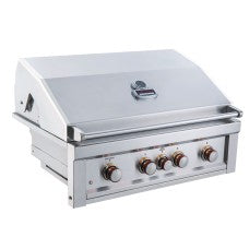 Sunstone Ruby - 36-Inch 4-Burner Built-In Grill - Natural Gas - Open Box - RUBY4BIR-NG-OB