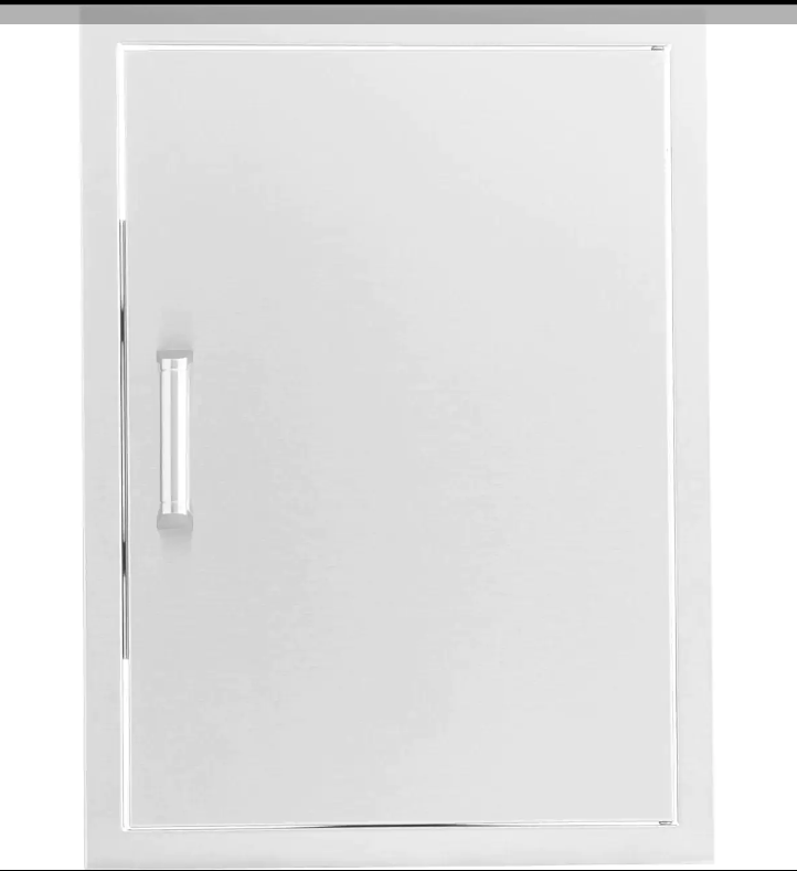 Eloquence 21-Inch Stainless Steel Reversible Single Access Door, Vertical, Contempo - Eloquence-260-SV-1724 + Eloquence-350H-Handle