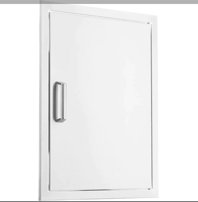 Eloquence 21-Inch Stainless Steel Reversible Single Access Door, Vertical, Contempo - Eloquence-260-SV-1724 + Eloquence-350H-Handle