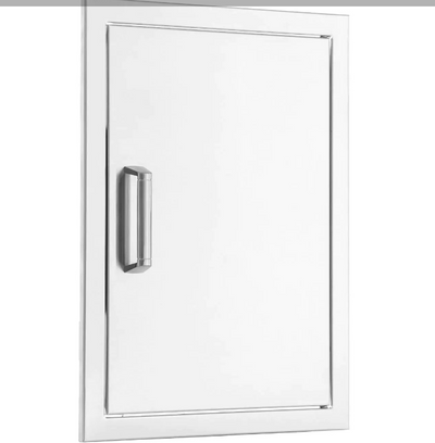 Eloquence 18-Inch Stainless Steel Reversible Single Access Door, Vertical, Contempo - Eloquence-260-SV-1420 + Eloquence-350H-Handle