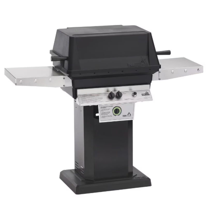 PGS T-Series T40 Commercial - 2-Burner Black Patio Base Grill - Liquid Propane Gas - T40LP + ABPED + ANB