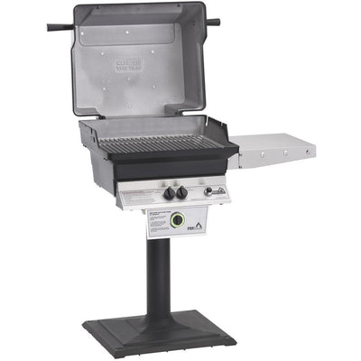 PGS T-Series T30 Commercial - 2-Burner Bolt-Down Patio Post Grill with Timer - Natural Gas - T30NG + AMPB