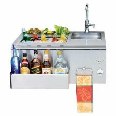 Twin Eagles 30 Inch Built In Stainless Steel Outdoor Bar - TEOB30-B