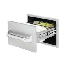Twin Eagles 15 Inch Built In Stainless Steel Paper Towel Drawer with Storage Tray - TEPT15SD-C