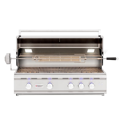 Summerset TRL - 38-Inch 4-Burner Built-In Grill - Natural Gas - TRL38-NG