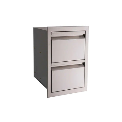RCS Valiant Stainless Double Drawer Fully Enclosed - VDR1